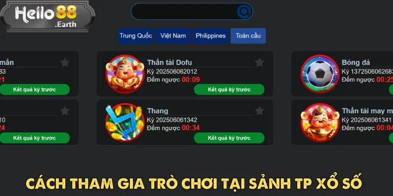 TP Xổ Số Tại Hello88 – Nền Tảng Trực Tuyến Uy Tín 4 TP xổ số mang đến trải nghiệm chơi xổ số trực tuyến mượt mà